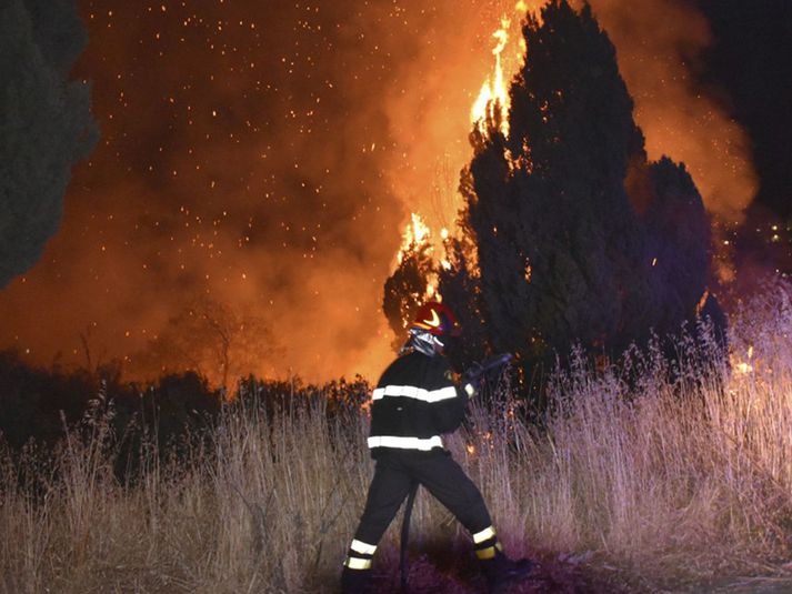 Miklir gróðureldar hafa geisað víða um Evrópu í sumar.