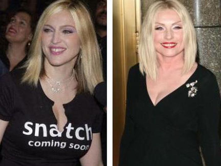 Madonna og Debbie Harry.