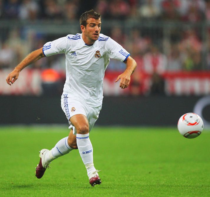 Rafael van der Vaart í leik með Real Madrid.