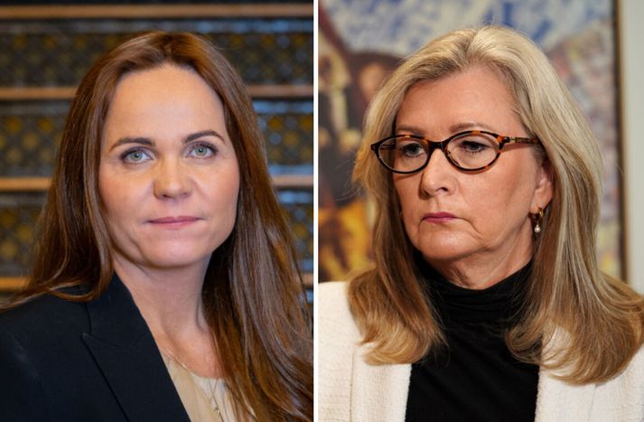 Ingibjörg spurði Ölmu hvort hún teldi sig hæfa til að fjalla um ráðningu nýs forstjóra spítalans. 