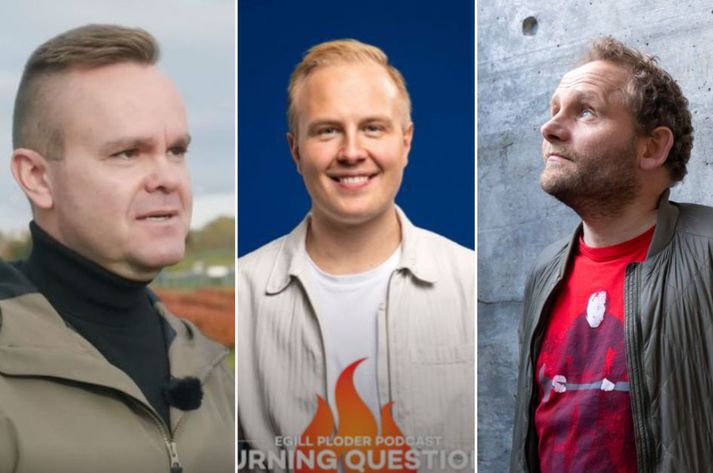 Pétur Jóhann og Sveppi fóru yfir eldheit mál í þættinum Burning Questions. 