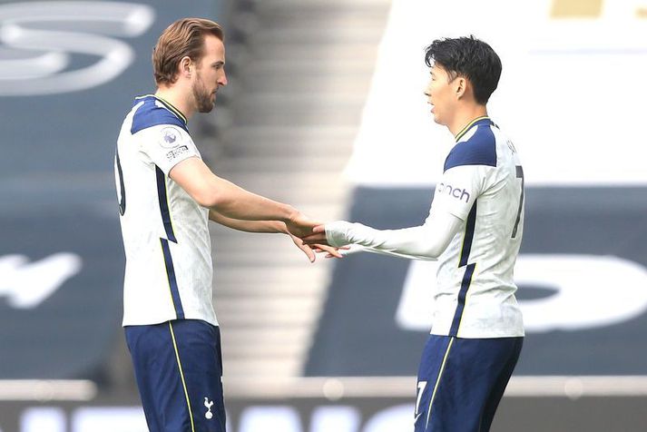 Harry Kane og Son Heung-Min hafa náð frábærlega saman í framlínu Tottenham Hotspur á leiktíðinni.