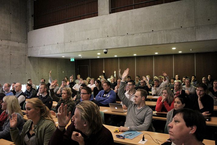Mest var fjölgunin í meistaranámi skólans aðallega vegna nýrrar námslínu sem heitir MS í forystu og stjórnun.