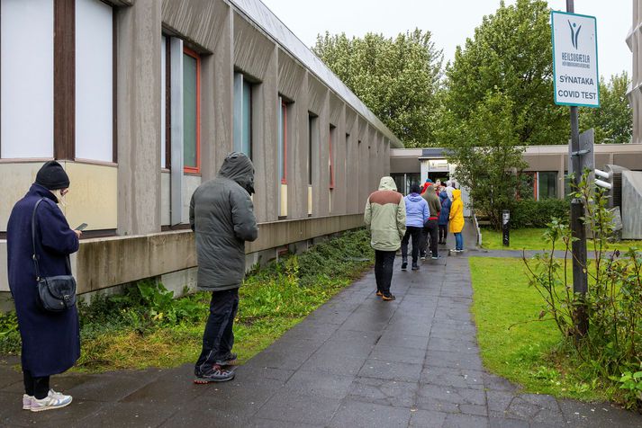 Mikil fjölgun kórónuveirusmita hefur verið undanfarna daga.
