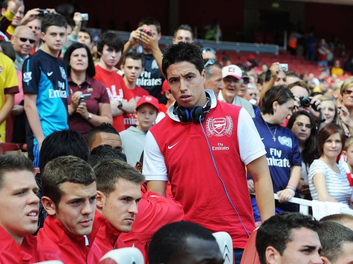 Samir Nasri fær ekkert að spila þessa dagana.