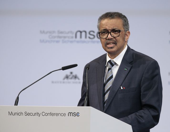 Tedros Adhanom Ghebreyesus forstjóri Alþjóðaheilbrigðisstofnunarinnar.