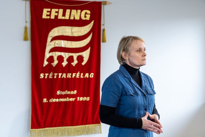 Sólveig Anna Jónsdóttir, formaður Eflingar, er ein þeirra sem ritar nafn sitt undir tilkynninguna.