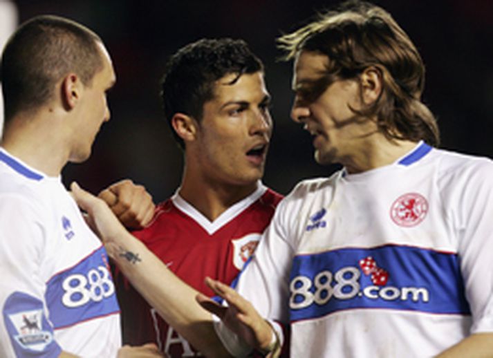 Það var allt á suðupunkti síðast þegar Man. Utd. og Middlesbrough áttust við.