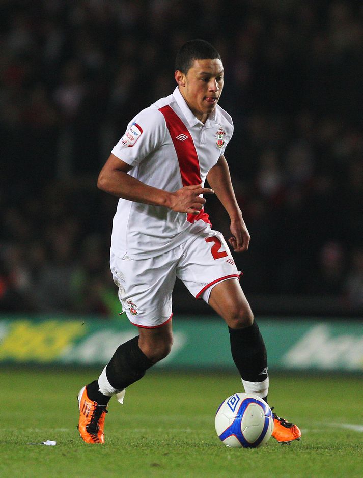 Oxlade-Chamberlain í leik með Southampton.
