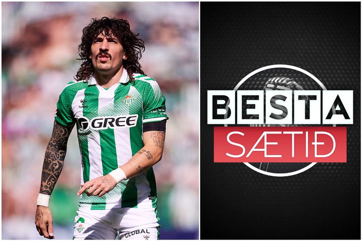 Hector Bellerin, leikmaður Betis, er vígalegur.