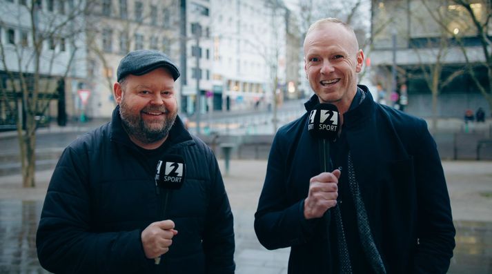 Það var létt í Henry og Loga í Köln.