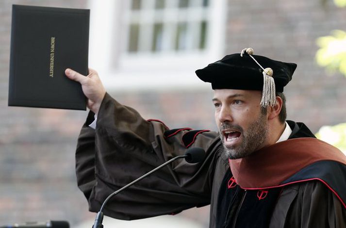 Affleck ánægður með nafnbótina.