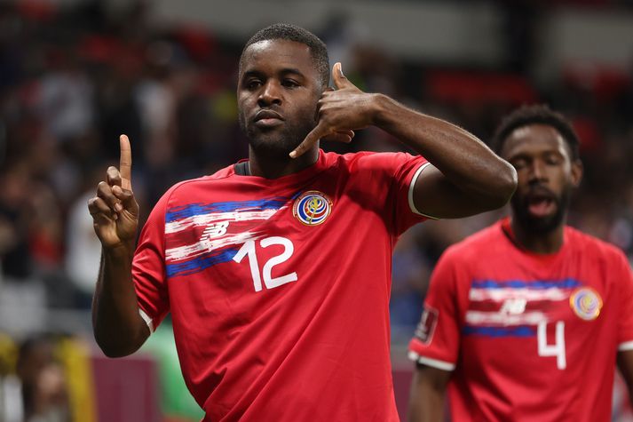 Joel Campbell skoraði markið sem skaut Kosta Ríka á HM.