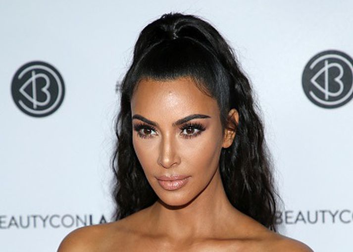 Kim Kardashian á Beautycon ráðstefnunni.