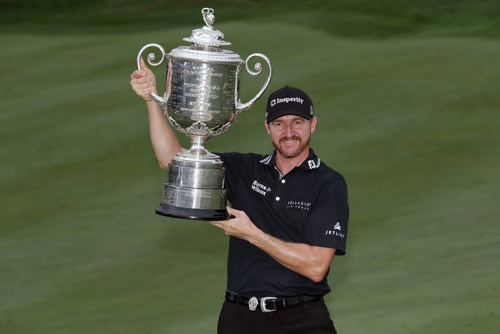 Jimmy Walker vann sinn fyrsta sigur á risamóti í gær.