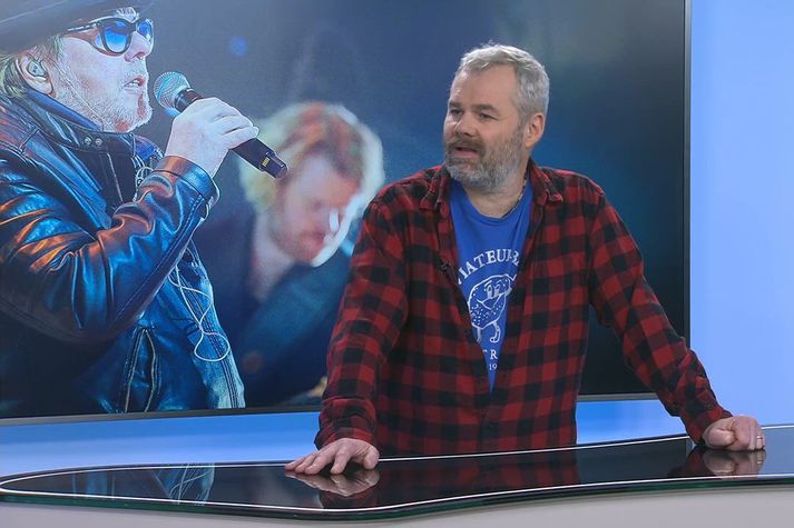 Arnar Eggert Thoroddsen er mikið niðri fyrir vegna andláts Björgvins Halldórssonar. 
