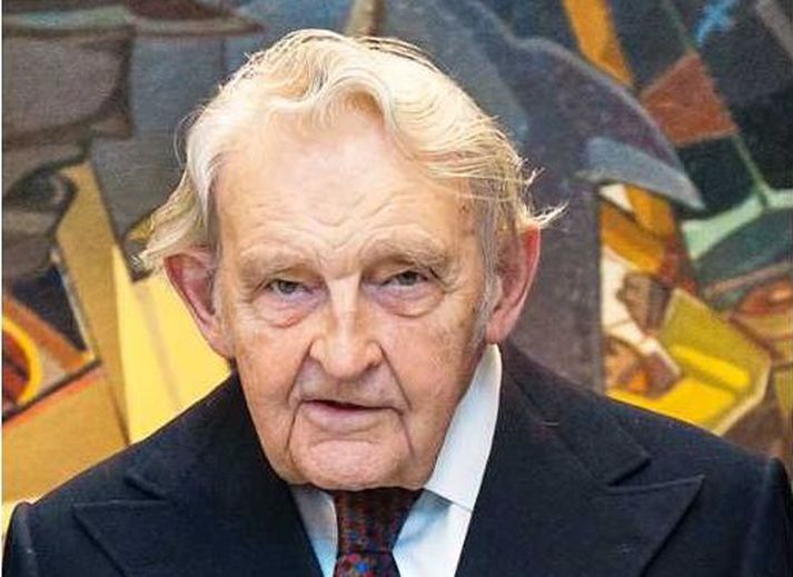 Jóhannes Nordal árið 2014. Hann var seðlabankastjóri á árinum 1961 til 1993.