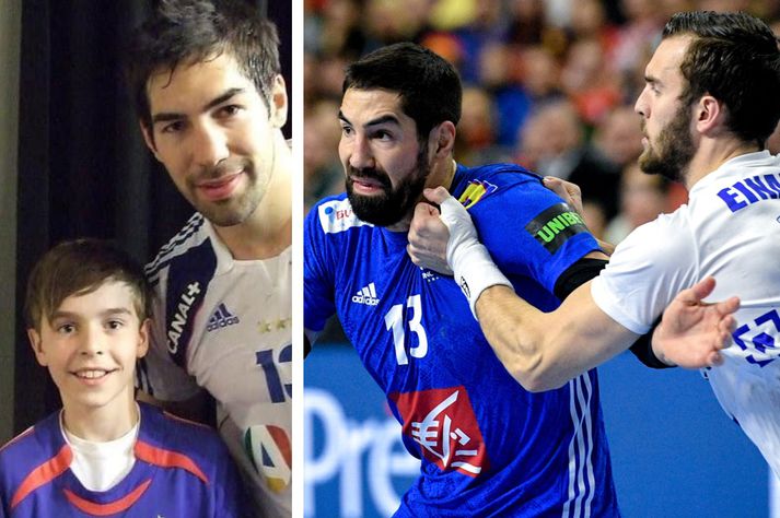 Teitur Örn og Karabatic nú og fyrir tíu árum.