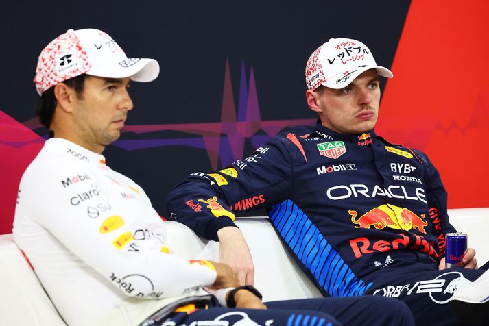 Sergio Perez og Max Verstappen sultuslakir í Japan.