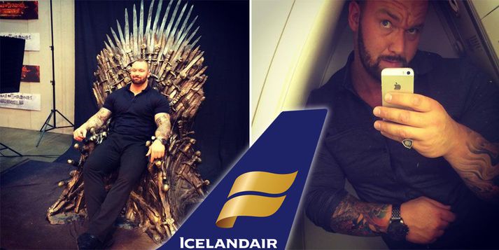 Hafþór Júlíus Björnsson fékk skemmtlegt svar frá Icelandair.