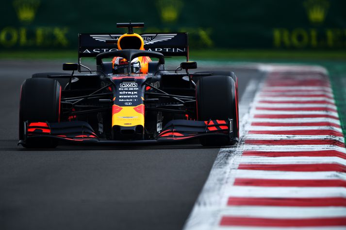 Verstappen sýndi góð tilþrif í tímatökunni í kvöld.