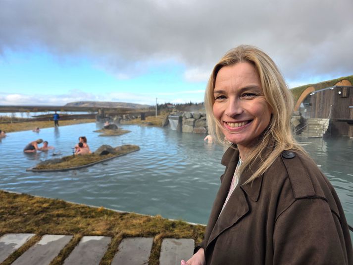 Bryndís Björnsdóttir, sem er framkvæmdastjóri Laugarás Lagoon.
