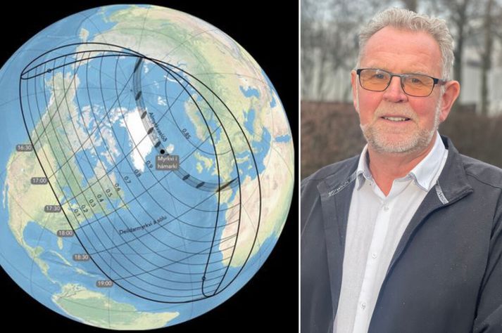 Almyrkvinn 12. ágúst 2026 gengur yfir Norðurskautið, Grænland, Ísland, Portúgal og Spán. Í norðurhluta Norður Ameríku, Skandinavíu, Evrópu og vestur Afríku sést deildarmyrkvi. Almyrkvinn er lengstur 2m 18s í hafinu skammt vestan við Látrabjarg á Íslandi.