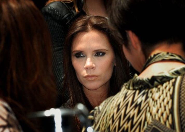 Victoria Beckham vill komast í form aftur. Mynd/ afp.