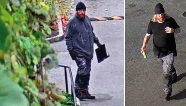 Sænska lögreglan deildi þessum myndum af Guðmundi í tengslum við rannsókn málsins á sínum tíma.