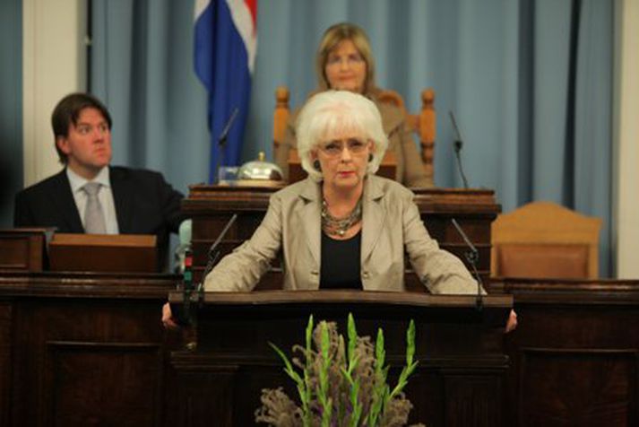 Jóhanna Sigurðardóttir forsætisráðherra.
