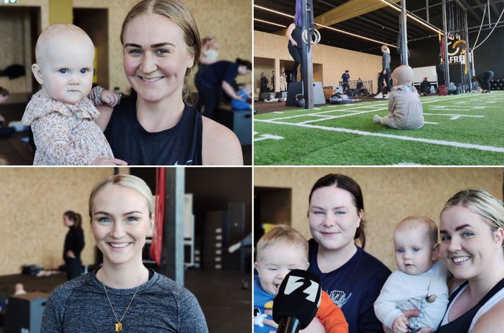 Hildur Karen Jóhannsdóttir þjálfar hópinn. Hún er með Crossfit level 1 þjálfararéttindi og er sjálf móðir.