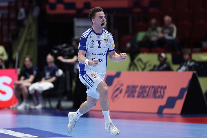 Óðinn Þór Ríkharðsson var í mikli stuði í kvöld.