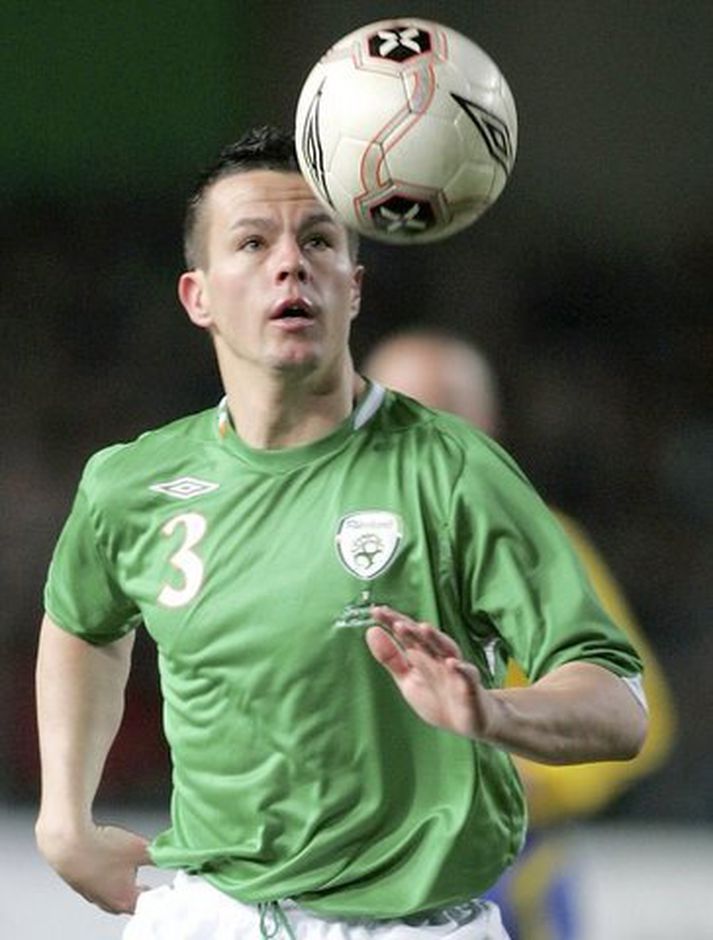 Ian Harte í leik með írska landsliðinu árið 2006.