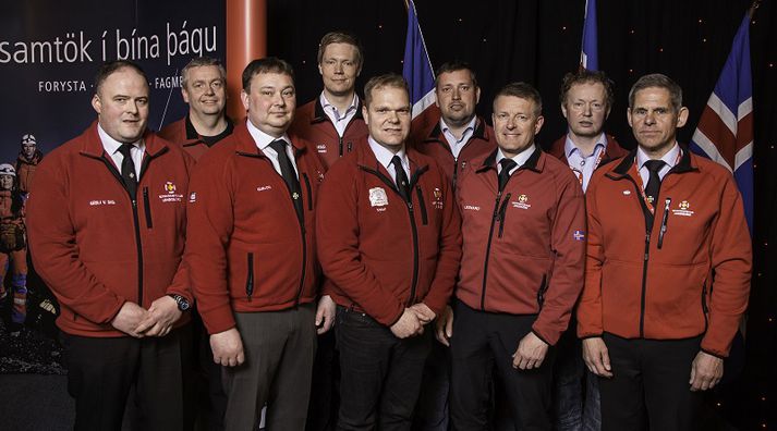 Ný stjórn Slysavarnarfélagsins Landsbjargar sem kosin var á landsþingi um síðustu helgi.