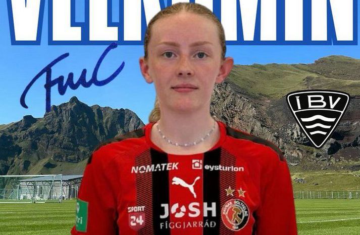 Fridrikka Maria Clementsen verður væntanlega í stóru hlutverki í sóknarleik ÍBV næsta sumar.