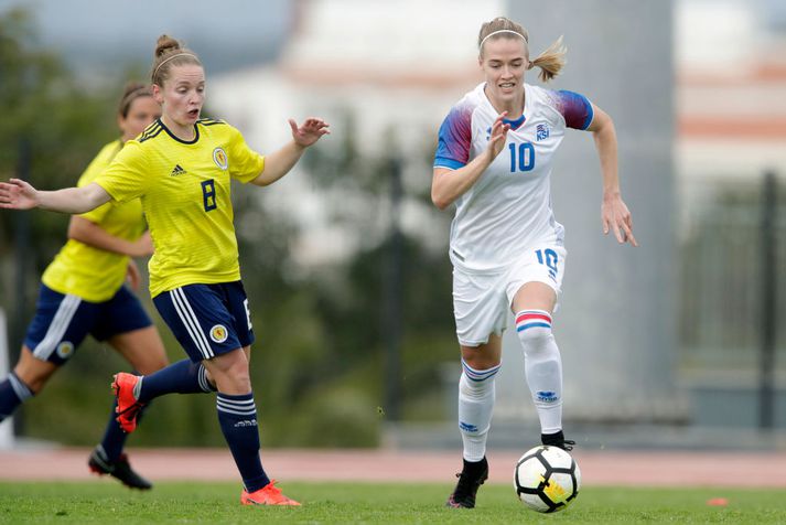 Dagný Brynjarsdóttir spilaði í gær.