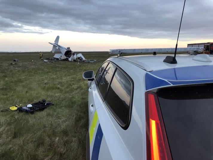 Tildrög slyssins eru í rannsókn hjá rannsóknardeild lögreglustjórans á Suðurlandi.