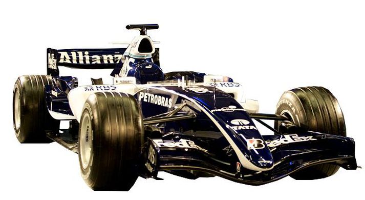 Williams Formúla 1 F1 formúlubíll kappakstur Peningaskápurinn útklippt