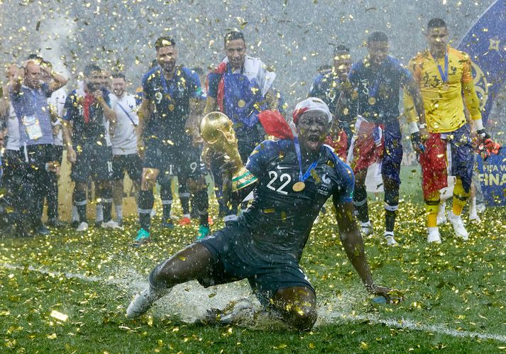 Benjamin Mendy varð heimsmeistari með Frökkum í sumar