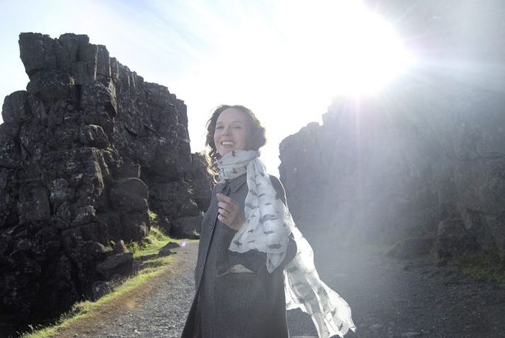 Guðrún Eva ætlar að flytja eina af opnunarræðum bókamessunnar í Frankfurt ásamt Arnaldi Indriðasyni þann 11. október þrátt fyrir að eiga von á sínu fyrsta barni í lok nóvember með eiginmanni sínum Marteini Þórssyni.