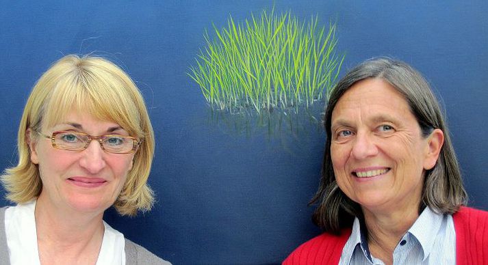 Hildur Petersen og Anna Bjarnadóttir.