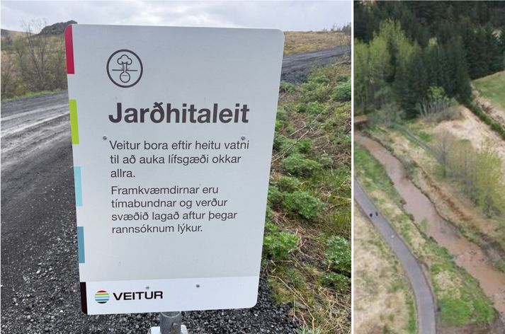 Veitur bora eftir heitu vatni við Varmá en íbúar á svæðinu hafa margir lýst yfir miklum áhyggjum af stöðu árinnar og lífríkinu sem framkvæmdirnar kunna að hafa áhrif á.