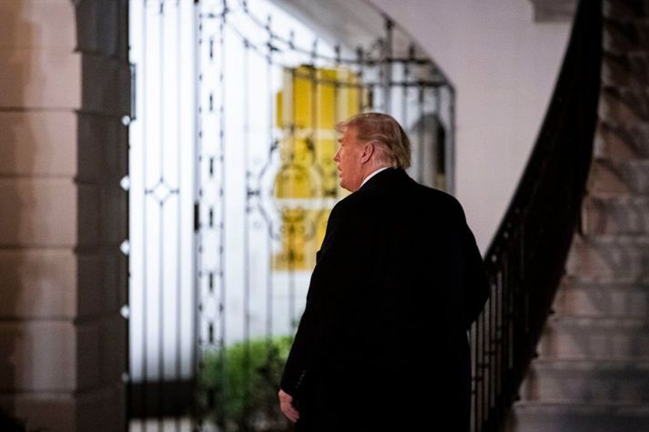 Donald Trump mun láta af embætti Bandaríkjaforseta þann 20. janúar næstkomandi.