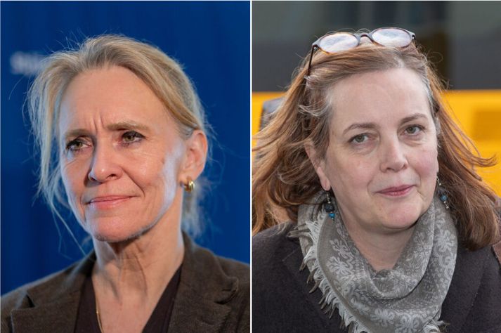 „Trump, hann er nú heillandi karlinn. Hann má eiga það,“ sagði Þorgerður. Svandísi er ekki skemmt.