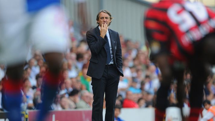 Roberto Mancini, stjóri Manchester City.