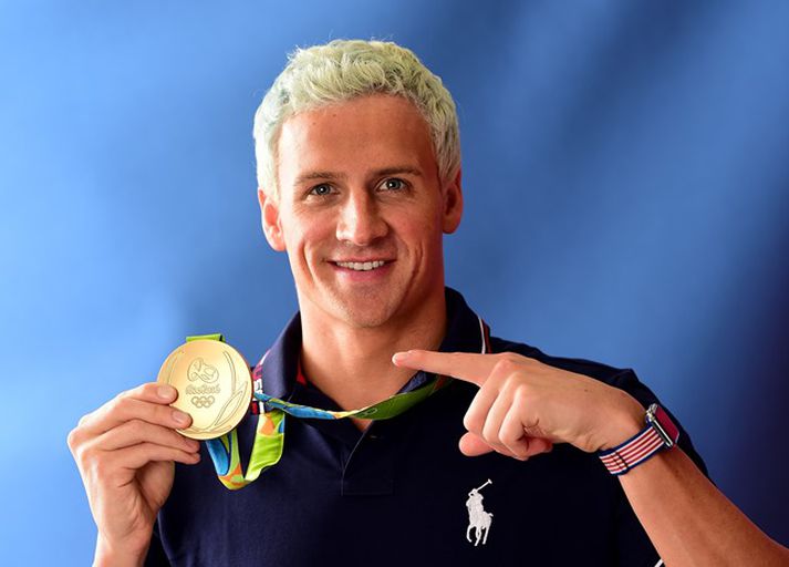 Ryan Lochte bætti tólfta Ólympíugullinu í safnið í Ríó.