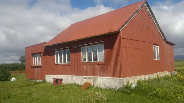 Húsið á Stokkseyri þar sem árásin átti sér stað.