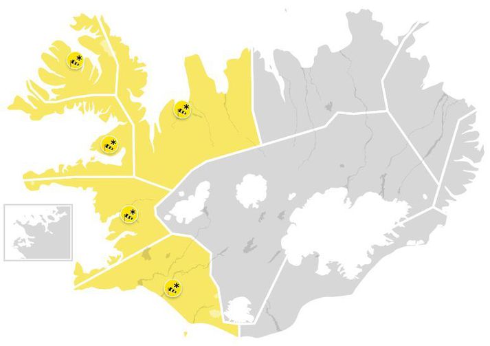 Erfið akstursskilyrði gætu myndast.