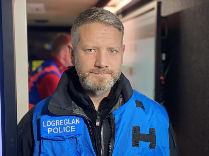 Logi Sigurjónsson, gæslustjóri á svæðinu og lögreglumaður. 