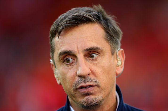 Gary Neville er ekki sáttur.